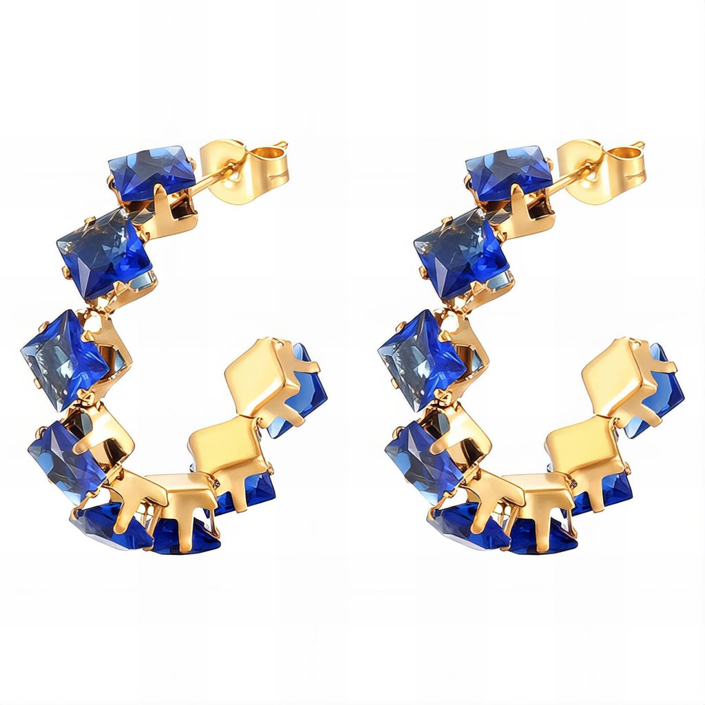 Boucles d’oreilles émeraudes