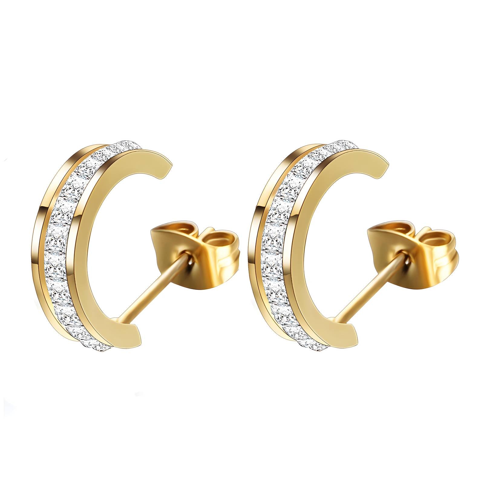Boucles d’oreilles demi