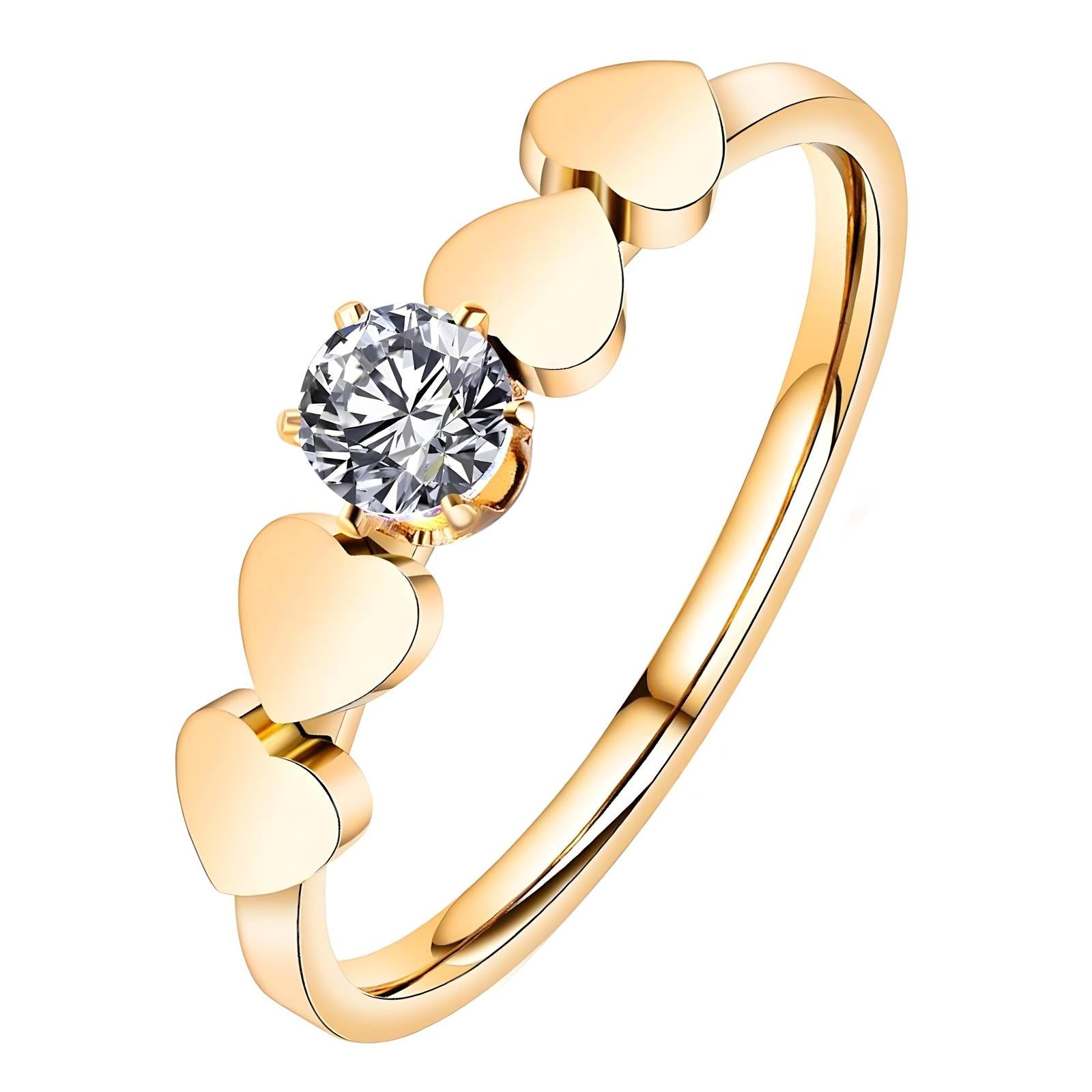 Bagues cœur diamant