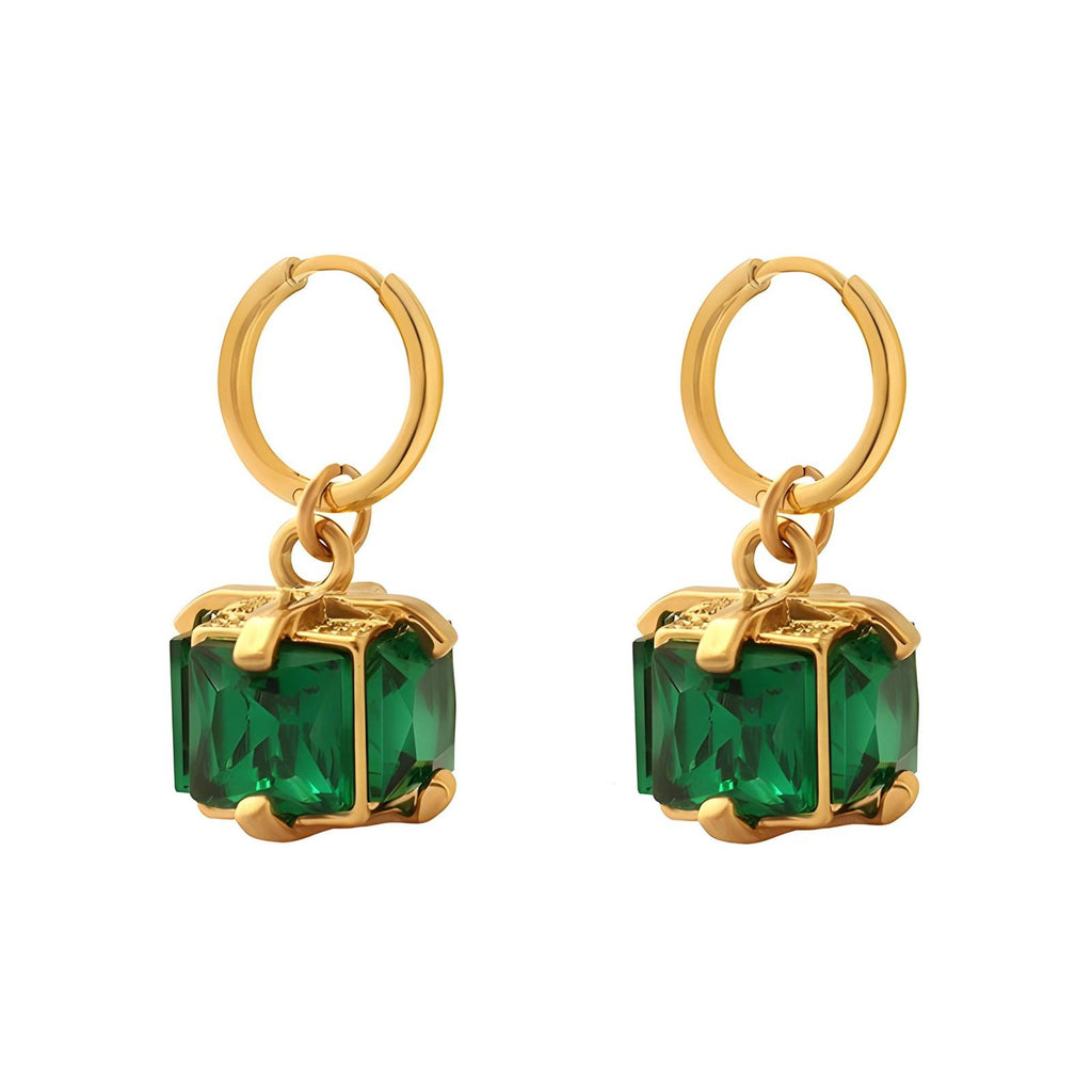 Boucles d’oreilles Ruby vert